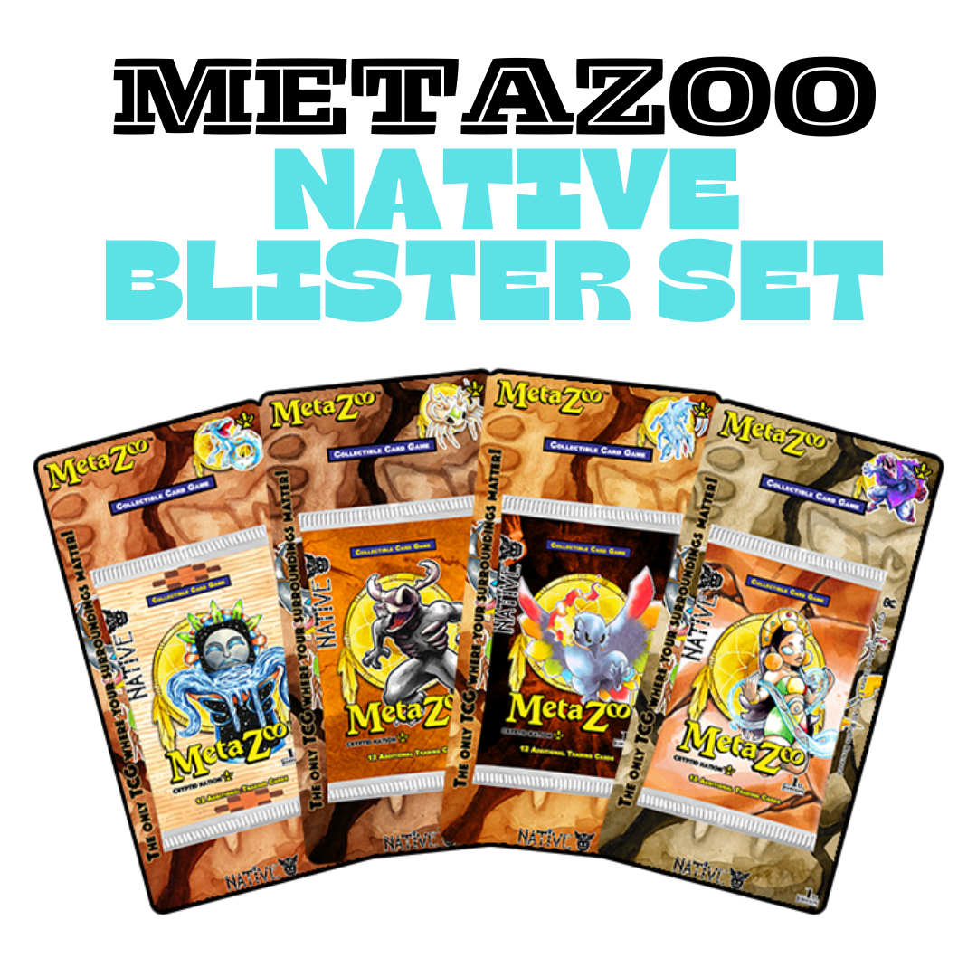 METAZOO Native 1ST EDITION BLISTER BUNDLE - 4 PACKS