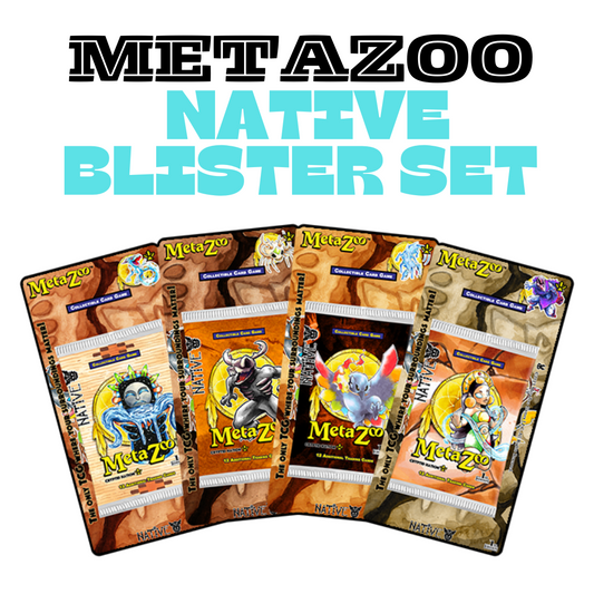METAZOO Native 1ST EDITION BLISTER BUNDLE - 4 PACKS